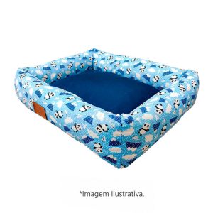 Cama Retangular Para Cães e Gatos Popular Pet Macho Tamanho. G - Estampas Diversas