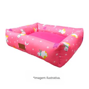 Cama Retangular Para Cães e Gatos Popular Pet Fêmea Tamanho. G - Estampas Diversas