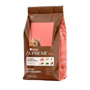 Ração Quatree Supreme Gatos Castrados Salmão e Batata Doce 3kg