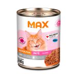 Ração Úmida Premium Total Max Patê para Gatos Adultos - Salmão 280g