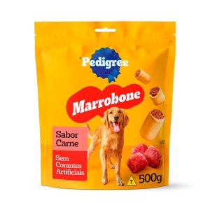 Biscoito Pedigree Biscrok Marrobone Para Cães Adultos Sabor Carne 500g