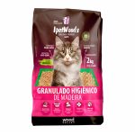 Granulado Higiênico De Madeira Para Gatos Ipet Woods 2kg