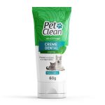 Creme Dental Para Cães e Gatos Menta Pet Clean 60g