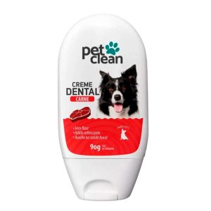 Creme Dental Para Cães e Gatos Carne Pet Clean 90g