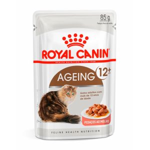 Ração Úmida Royal Canin Sachê Ageing 12+ Gatos Adultos Acima dos 12 anos 85g