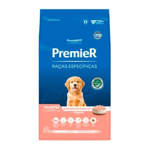 Ração Premier Raças Específicas Golden Retriever Cães Filhotes Frango 10,1kg