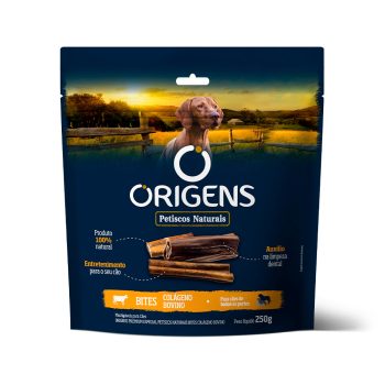 Petisco Natural Origens Para Cães Colágeno Bovino 250g