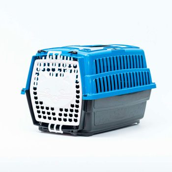 Caixa de Transporte Cat Love Travel Azul Pet Injet Nº01