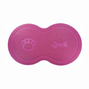 Tapete Para Comedouro Litter Mat Trap 8 Para Gatos Rosa Jambo Pet