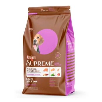 Ração Quatree Supreme Cães Light Salmão e Batata Doce 15kg