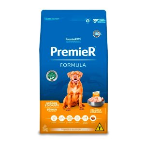Ração Premier Fórmula Cães Sênior Porte Grande e Gigante Frango 15kg