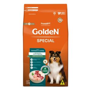 Ração Golden Special Cães Adultos Porte Pequeno Frango e Carne 3kg