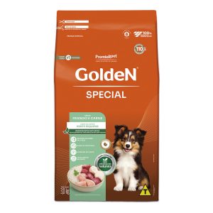 Ração Golden Special Cães Filhotes Porte Pequeno Frango e Carne 3kg