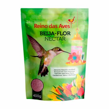 Ração Néctar Para Beija-Flor Reino das Aves 400g