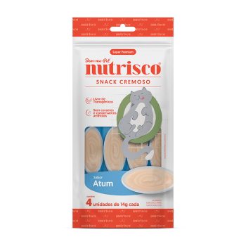 Petisco Cremoso Nutrisco Para Gatos Adultos Sabor Atum 56g