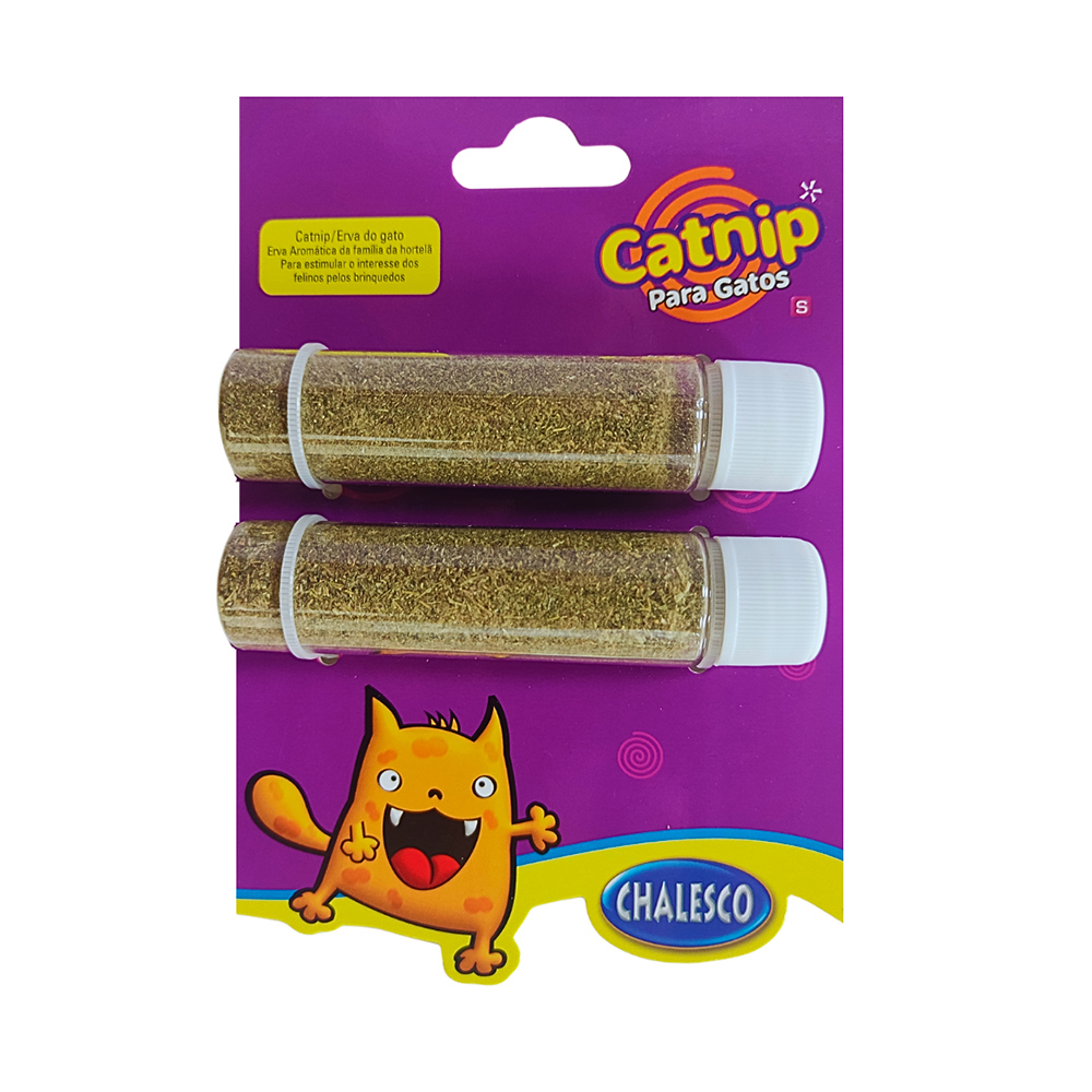 CatNip Erva Para Gatos 2 Tubos Chalesco 5g