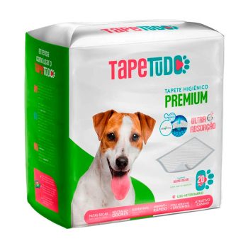 Tapete Higiênico Tapetudo Para Cães 60x55cm 20 Unidades