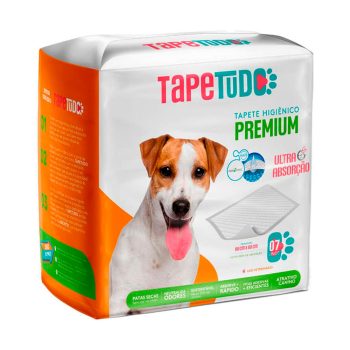 Tapete Higiênico Tapetudo Para Cães 80x60cm 7 Unidades