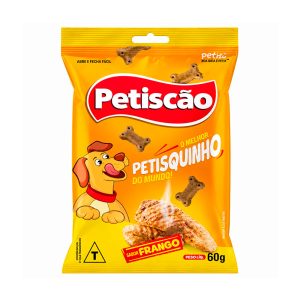 Bifinho Petiscão Petisquinho Para Cães Sabor Frango 60g
