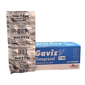 Antiácido Gaviz V Omeprazol 5mg Cartela com 10 comprimidos