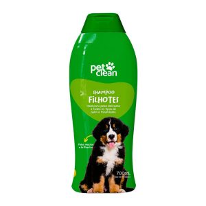 Shampoo e Condicionador Para Cães e Gatos Filhotes Pet Clean 700mL