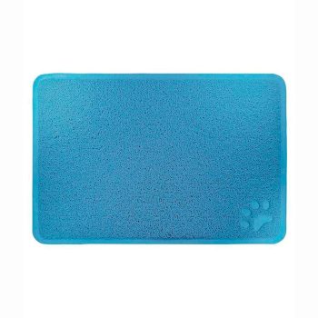 Tapete Para Cães e Gatos Trap Mat Médio Azul Jambo Pet