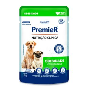 Ração Úmida Premier Sachê Nutrição Clínica Obesidade Para Cães Adultos 85g