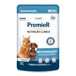 Ração Úmida Premier Sachê Nutrição Clínica Recuperação Para Cães e Gatos Adultos 85g