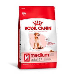 Ração Royal Canin Medium Adult 7+ Cães Adultos Porte Médio 12kg