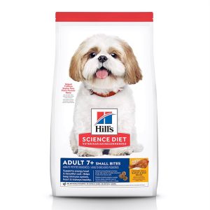 Ração Hills Science Diet Para Cães Idosos 7+ Pedaço Pequenos Sabor Frango 2,26kg