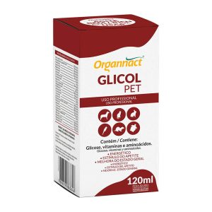 Suplemento Glicol Pet Organnact 120ml