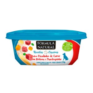 Ração Úmida Fórmula Natural Receitas Caseiras Cães Adultos Picadinho de Carne, Abóbora e Mandioquinha 270g
