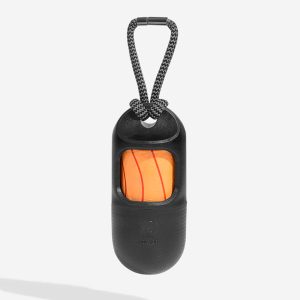 Porta Saquinhos Higiênicos Cata Caca Compostável Preto para Cães Zee.Dog