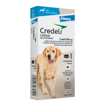 Credeli Antipulgas 900mg Para Cães 22kg A 45kg 1 Comprimido