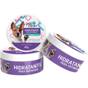 Hidratante de Patinhas Para Cães Pet Clean 40g