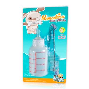 Kit Mamadeira Para Cães e Gatos 3 Bicos e Limpador Savana Pet 50ml