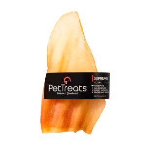 Orelha Bovina Supremo Para Cães PetTreats 1 Unidade