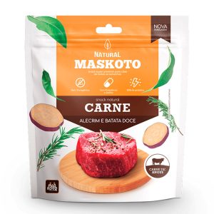Bifinho Para Cães Maskoto Sabor Carne, Alecrim e Batata Doce 60g