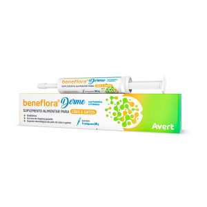 Suplemento Beneflora Derme Para Cães e Gatos Avert 30g