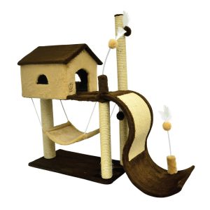 Arranhador Para Gatos House Tobogã São Pet 115x44x88cm