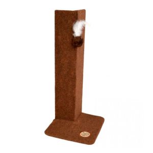 Arranhador Para Gatos Keeper Canto de Móveis Marrom São Pet 31x31x72