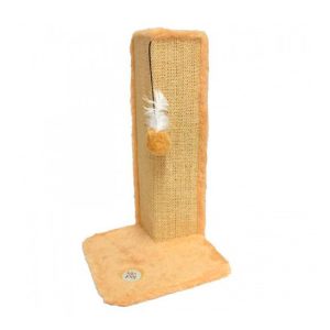 Arranhador Para Gatos Protector Canto de Móveis Bege São Pet 31x31x56