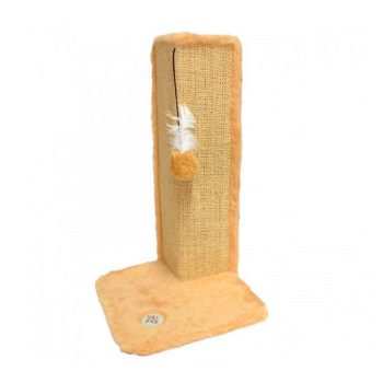 Arranhador Para Gatos Protector Canto de Móveis Bege São Pet 31x31x56