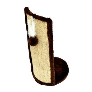 Arranhador Para Gatos Kino Canto de Móveis Marrom São Pet 25x25x56