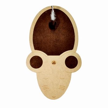 Arranhador Para Gatos Joy Mouse Marrom Fábrica Pet
