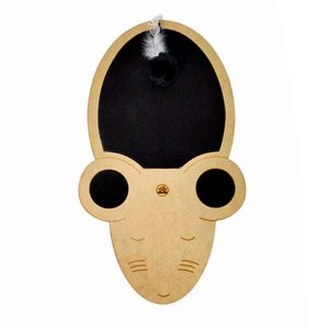 Arranhador Para Gatos Joy Mouse Preto Fábrica Pet