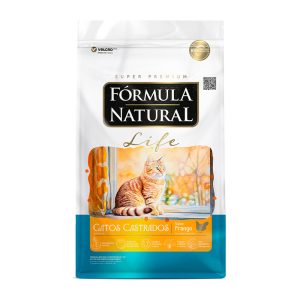 Ração Fórmula Natural Life Gatos Adultos Castrados Frango 10,1kg