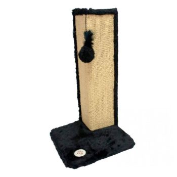 Arranhador Para Gatos Protector Canto de Móveis Preto São Pet 31x31x56