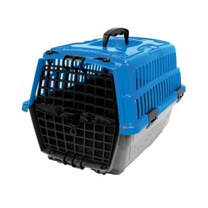 Caixa de Transporte Dog Love Travel Azul Para Cães Pet Injet Nº01