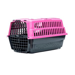 Caixa de Transporte Dog Love Travel Rosa Para Cães Pet Injet Nº01